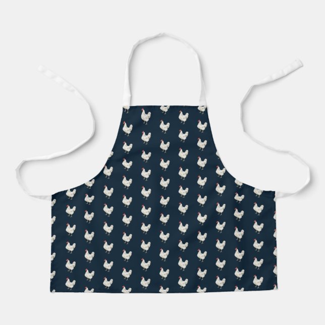 Tablier Cute Farmhouse Style Chicken Pattern Apron (Recto)