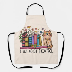 Tablier Cute Floral Livres et Chat