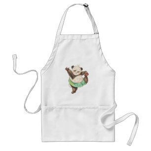 Tablier Cute Funny Panda Ballerina Apron