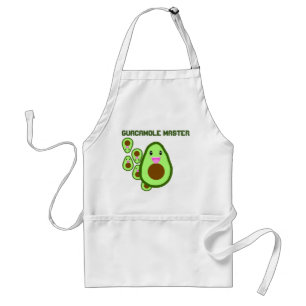 Tablier Cute Kawaii Avocado Guacamole Master Apron