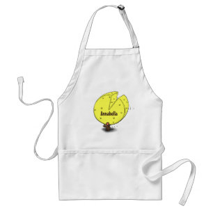 Tablier Cute mouse with cheese cartoon illustration