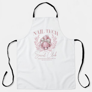 Tablier Cute Nail tech Coquette Nail Polonais Social Club