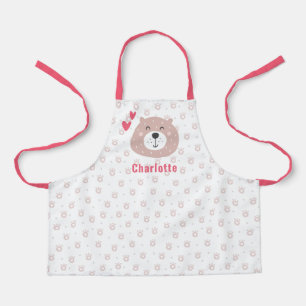 Tablier Cute ours Brown Enfants personnalisés
