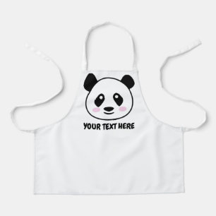 Tablier Cute panda ours dessin animé cuisine et cuisson en