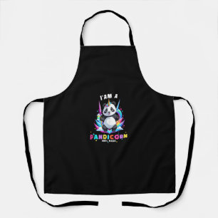 Tablier Cute Panda Unicorn Je suis Pandicorne Magique Fill