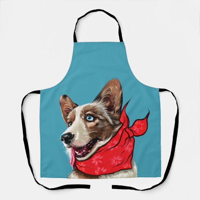 Tablier Cute Pembroke Welsh Corgi (Recto)