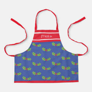 Tablier Cute personnalisée Holly & Berries Noël