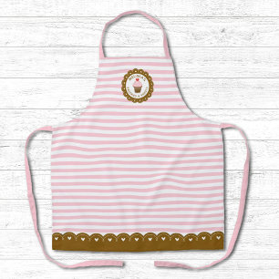 Tablier Cute Pink Strike Baking