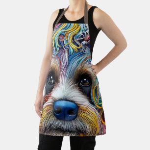 Tablier Cute Pop Art Terrier