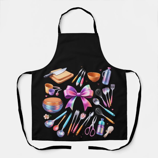Tablier Cute Rainbow Apron Cooking Accessories  (Recto)