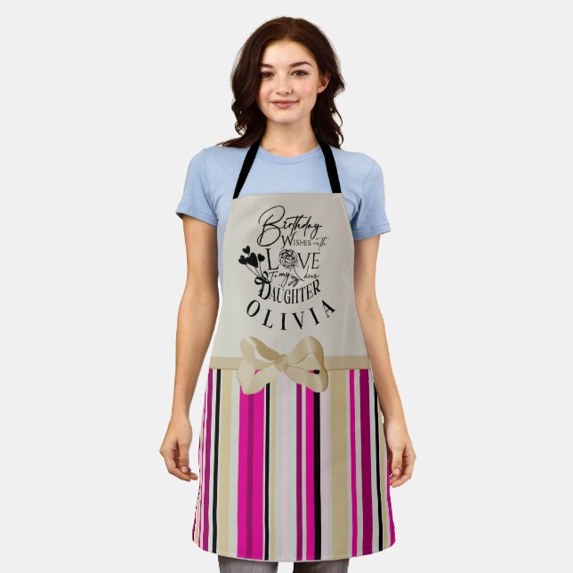 Tablier Cute Simple Gifts For Daughters | Typography (Porté)
