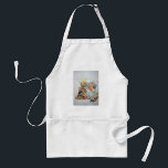 Tablier Cute Tabby Cat Watercolour Art Kitchen Apron<br><div class="desc">Cute Tabby Cat Watercolour Art Kitchen Apron. Using one of my original watercolors. Add a little magic to your life!</div>