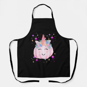 Tablier Cute Unicorn Citrouille Halloween Filles Enfants F
