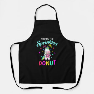 Tablier Cute Unicorn Saupoudrer Votre Donut Adulte Enfants