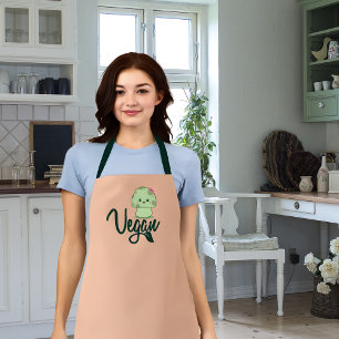 Tablier Cute Vegan Mushroom