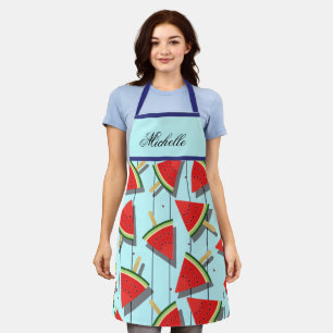 Tablier Cute Water Melon Popsicle Femme Chef Baker's
