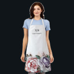 Tablier Cute Watercolor Flowers Cuisinier Chef Baker<br><div class="desc">Cute Aquarelle Fleurs Cuisinier Chef Baker Apron</div>