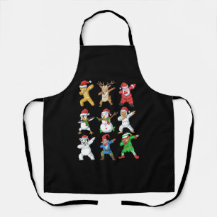 Tablier Dabbing Père Noël Elf Friends Noël