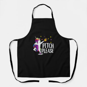 Tablier Dabbing Unicorn Softball T Shirt Dab Soft Ball Gea