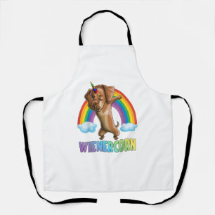 Tablier Dabbing Weinercorn Dachshund Halloween Funny Dab D