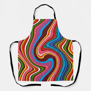 Tablier d'abstraction motif folklorique
