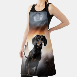 Tablier Dachshund Halloween Épouvantable