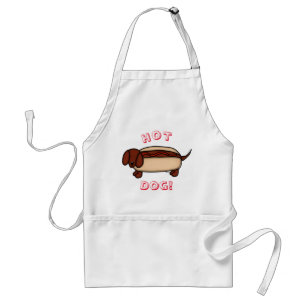 Tablier Dachshund Hot Dog Apron