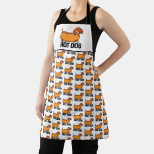 Tablier Dachshund Hot Dog Apron