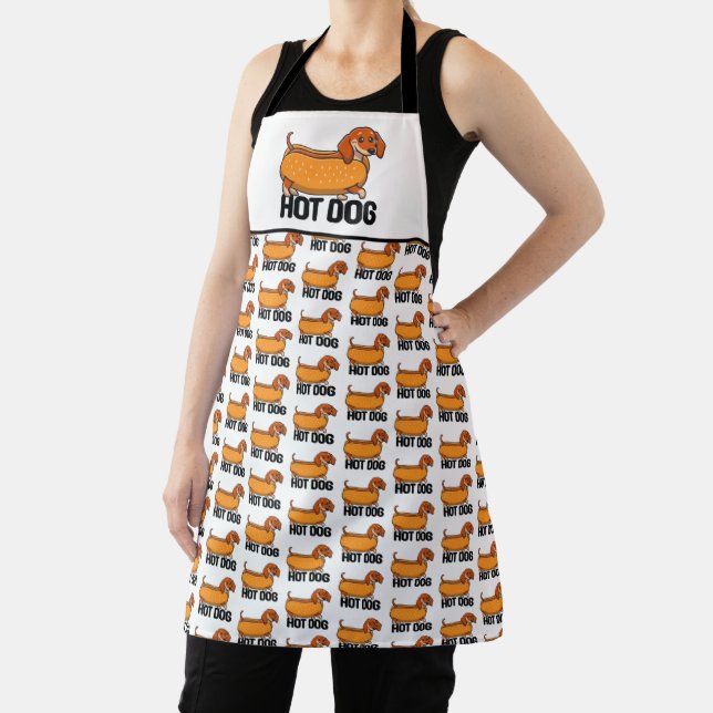 Tablier Dachshund Hot Dog Apron (Insitu)