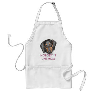 Tablier Dachshund 'Personne n'aime maman' Apron