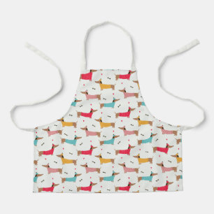 Tablier Dachshunds en Sweaters Motif de vacances