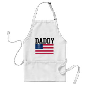 Tablier DADDY DAD MENS PATRIOTIC Aprons