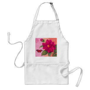 Tablier dahlia vintage moderne