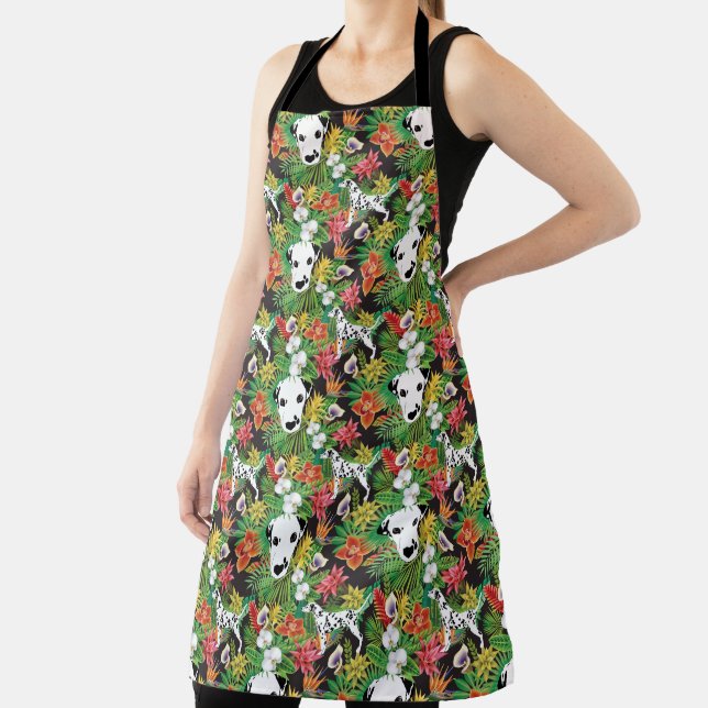 Tablier Dalmatie Tropical Floral Jungle Motif (Insitu)