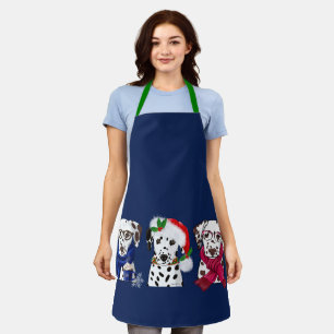 Tablier Dalmatiens de Noël