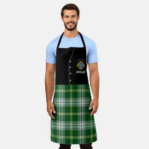 Tablier Dalton Irish Shield & Tartan Personnalisé Kilt