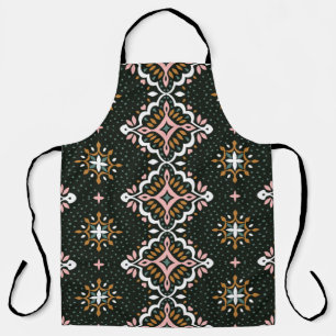 Tablier Damas Oriental : Vintage mosaïque Talavera.