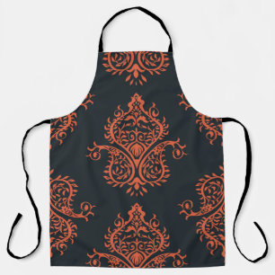 Tablier Damas orientales : motif vintage méditerranéen.