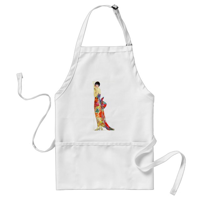 Tablier Dame Art déco en forme (Devant)