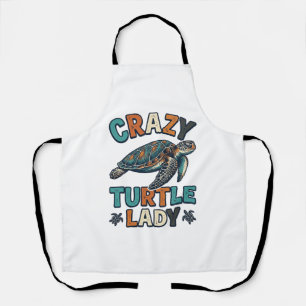 Tablier Dame Tortue Folle Vintage Sea Turtle Conception de