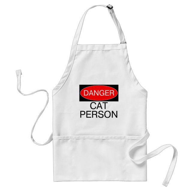 Tablier Danger - Chat Personne Drôle T-Shirt Mug Casquette (Devant)