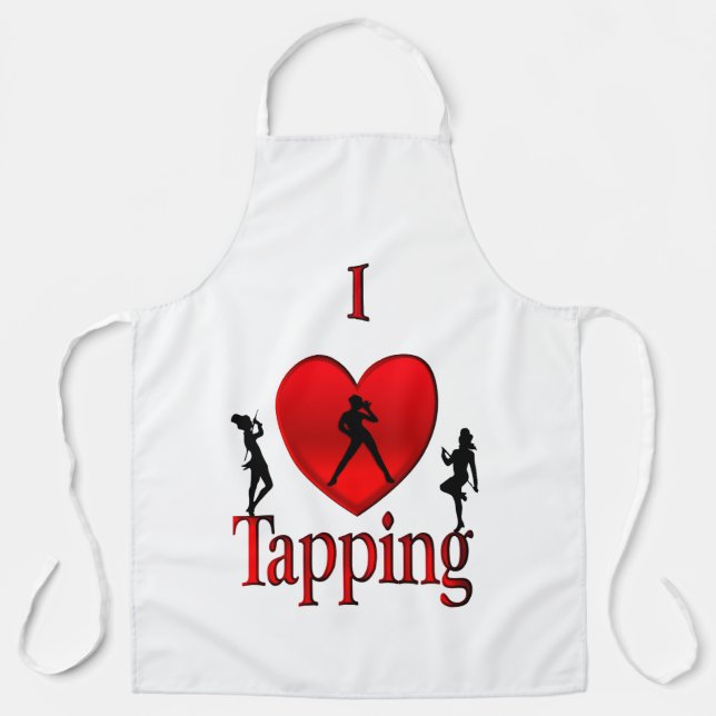 Tablier Danse I Heart Tap (Recto)