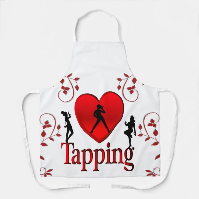 Tablier Danse I Heart Tap (Recto)