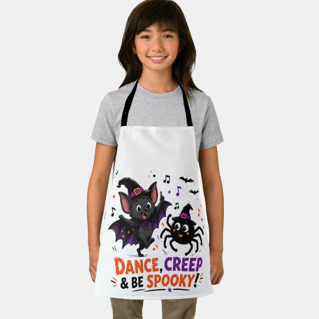 Tablier Danse mignonne de chauve-souris et d'araignée effr (Insitu)