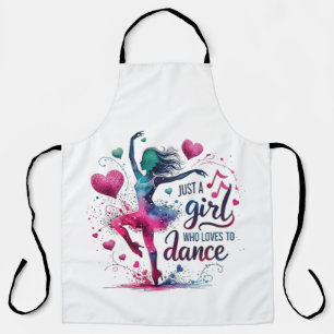 Tablier Danse Rétro Juste Une Fille Qui Aime Danser