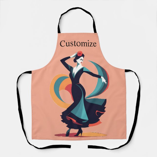 Tablier Danseuse flamenco Thunder_Cove (Recto)