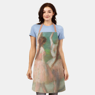 Tablier Danseuses en rose d'Edgar Degas, Art de ballet vin