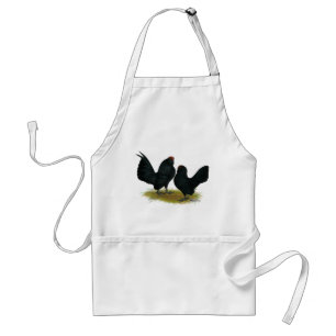 Tablier D'Anvers Black Bantams