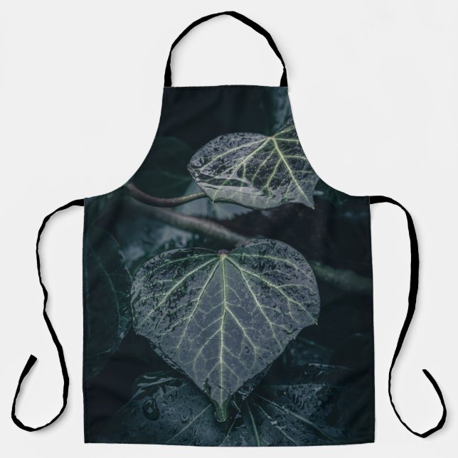 Tablier Dark Moody Ivy Nature Photo (Recto)