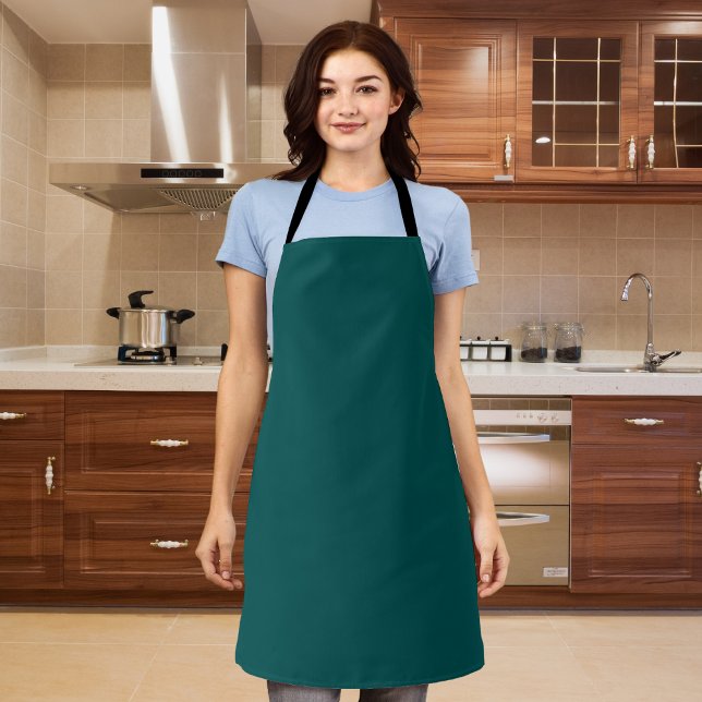 Tablier Dark Teal Solid Color (Créateur téléchargé)